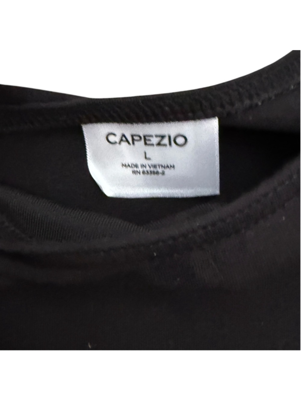 Capezio CC400C Short Sleeve Ballet Leotard Black Adult Large Dancewear NWT - Picture 5 of 6